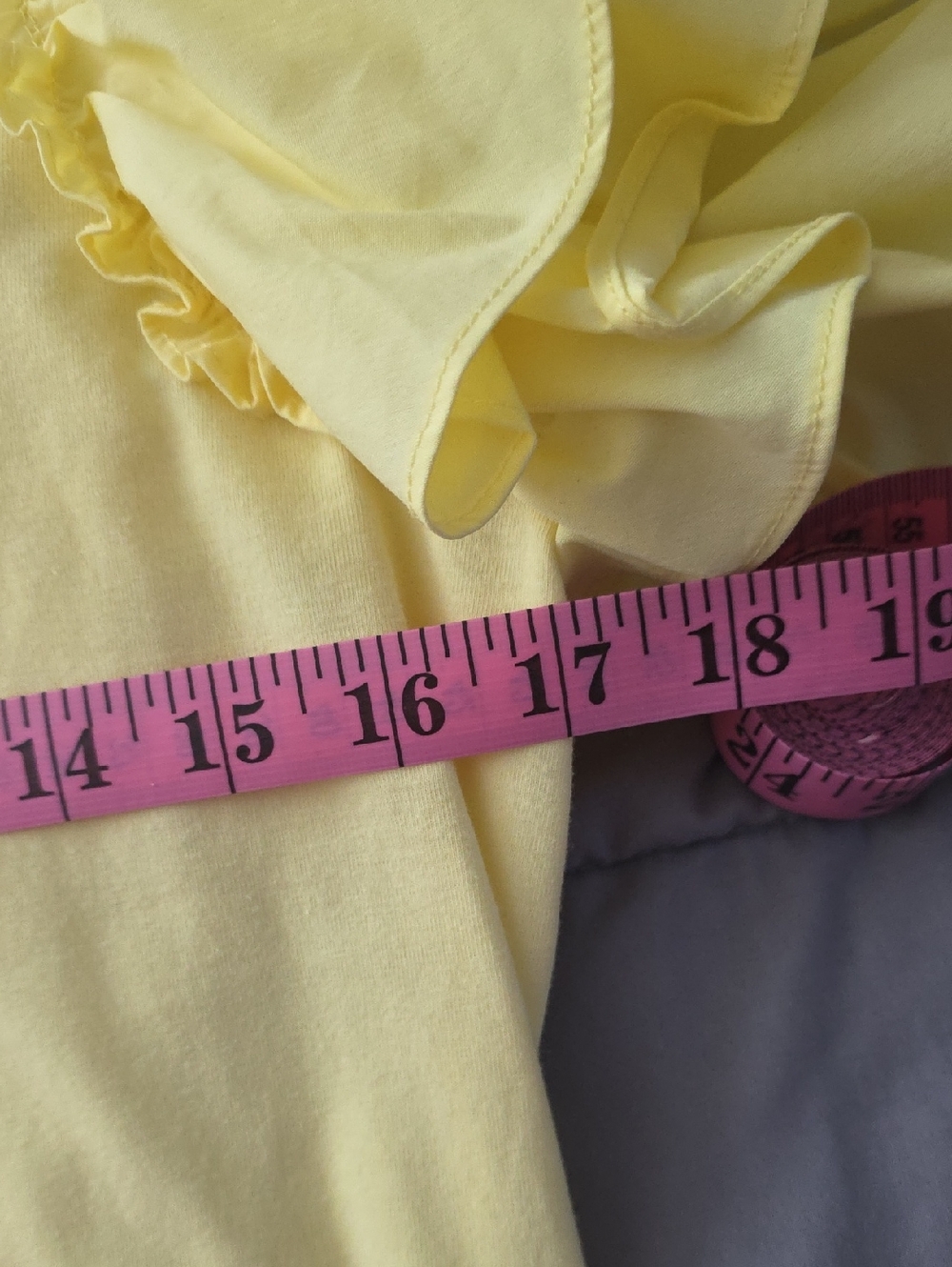 Marc New York Yellow Ruffle Sleeve Blouse - Picture 5 of 5